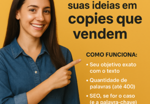 Eu vou fazer textos para você faturar 2x mais
