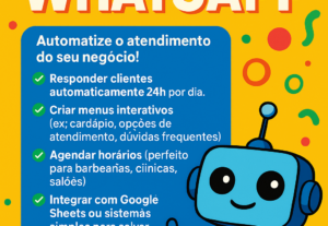 Eu vou fazer seu bot no Whatsapp