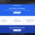 Eu vou criar sua landing page moderna e responsiva