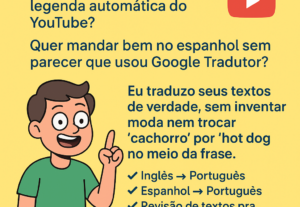 Eu vou fazer  Escrita e tradução espanhol,ingles,português.