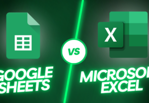 Eu vou construir planilhas no excel/google.
