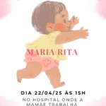 Eu vou Fazer seu cardápio ou seu convite para chá de bebê