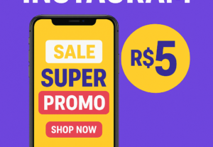 Eu vou fazer arte para Instagram por 5 reais