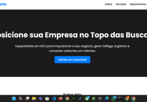Eu vou fazer sites pessoais ou empresariais