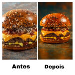 Eu vou Melhorar sua imagem de comida rede social/delivery