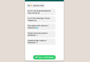 Eu vou criar bots personalizados para você
