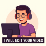 Eu vou editar seus videos para youtube e redes sociais