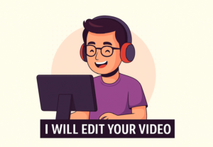 Eu vou editar seus videos para youtube e redes sociais