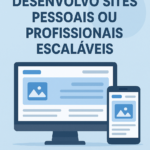 Eu vou desenvolver um site pessoal ou profissional escalável...