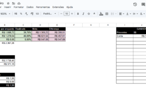 Eu vou criar uma planilha para seu negócio/trabalho