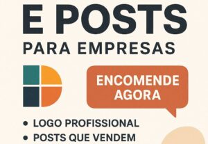 Eu vou criar marca e identidade única para sua empresa.