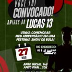 Eu vou fazer  seus convites de aniversário