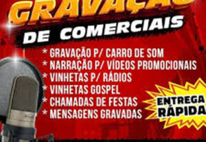 Eu vou Editar seus vídeos, seus áudios e seu flyer.