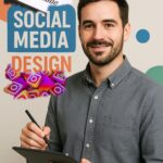 Eu vou Criar capa design para redes sociais