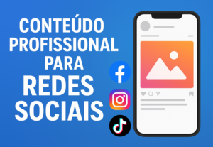 Eu vou criar conteúdos profissionais imagens e textos