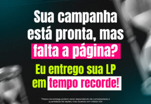 Eu vou  criar uma LP Profissional que Converte