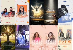 Eu vou criar artes exclusivas para a sua igreja