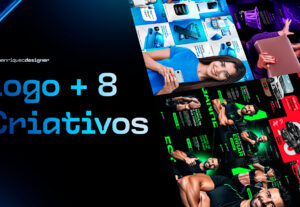 Eu vou criar sua Logo + 8 criativos p/ redes sociais