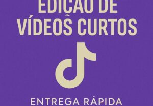 Eu vou editar seus vídeos curtos para TikTok, Reels e Shorts
