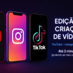 Eu vou editar um vídeo incrível para você de até 2 minutos