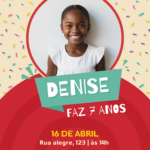 Eu vou criar convites divertidos para festas infantis