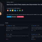 Eu vou desenvolver o seu site Front-End