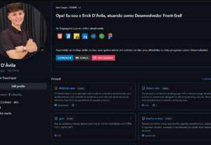 Eu vou desenvolver o seu site Front-End