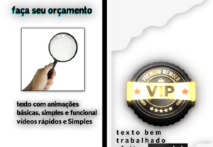 Eu vou editar seu vídeo de acordo com o seu critério