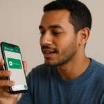 Eu vou gravar um áudio para Whatsapp