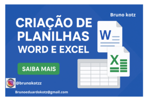Eu vou Criar planilhas de Word e Excel para você