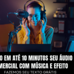 Eu vou narrar o texto da sua publicidade ou mensagem