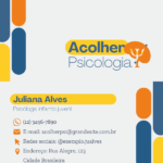 Eu vou criar seu cartão de visita de psicologia