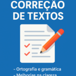 Eu vou Fazer Revisão e Correção de Textos
