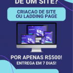 Eu vou Criar seu site em 3 dias otimizado