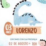 Eu vou criar convites digitais para festas com temas infanti...