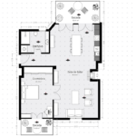 Eu vou fazer planta baixa e 3D da sua casa.