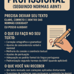 Eu vou revisar e corrigir seus textos profissionalmente