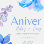 Eu vou fazer convite de aniversário, chás, casamento.