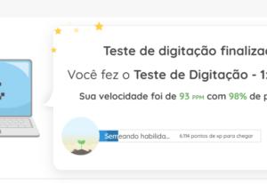 Eu vou fazer serviços de digitação.
