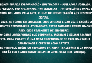 Eu vou fazer o design e a ilustração que vc pedir
