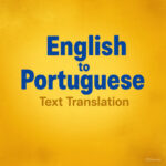 Eu vou Traduzir textos do inglês para o português