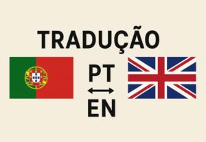 Eu vou fazer tradução de textos em inglês e português