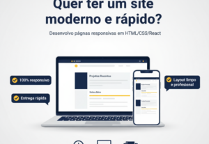 Eu vou Criar seu site de apresentação profissional