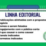Eu vou criar a linha editorial para as suas publicações