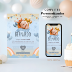 Eu vou criar um convite digital moderno e personalizado.