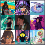 Eu vou desenhar um personagem pra você