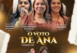 Eu vou fazer um cartaz para o evento da sua igreja.