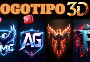 Eu vou fazer seu Logotipo 3D Realista