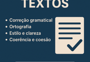 Eu vou fazer do seu texto sua melhor versão