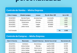 Eu vou criar uma planilha para controle financeiro